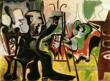 künstler - Der Künstler und sein Modell L artiste et son modele II 1963 kubist Pablo Picasso